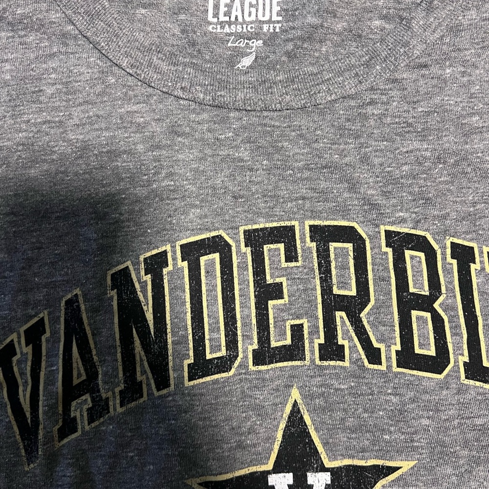 Vanderbilt Grey Shirt - Size L - Worn Once